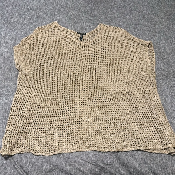 Eileen Fisher mesh top - Picture 3 of 4